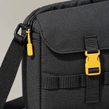 Box Rail Crossbody, close-up of the rail and hardware