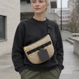 Card Pocket clipped to a bag rail (bag sold separately)