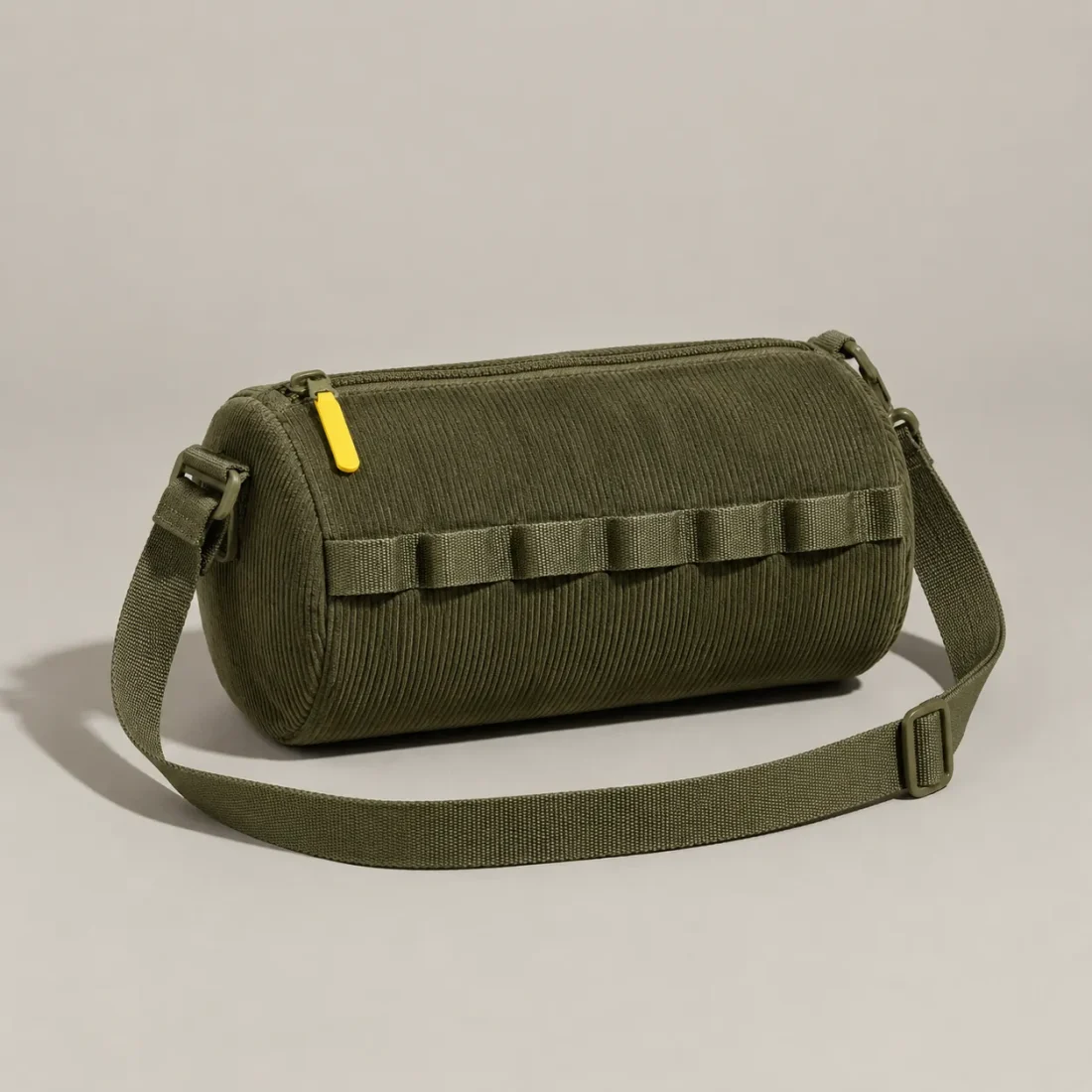 Cord Barrel Crossbody, studio photo
