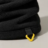 Fleece Rail Gaiter, close-up of the rail and hardware