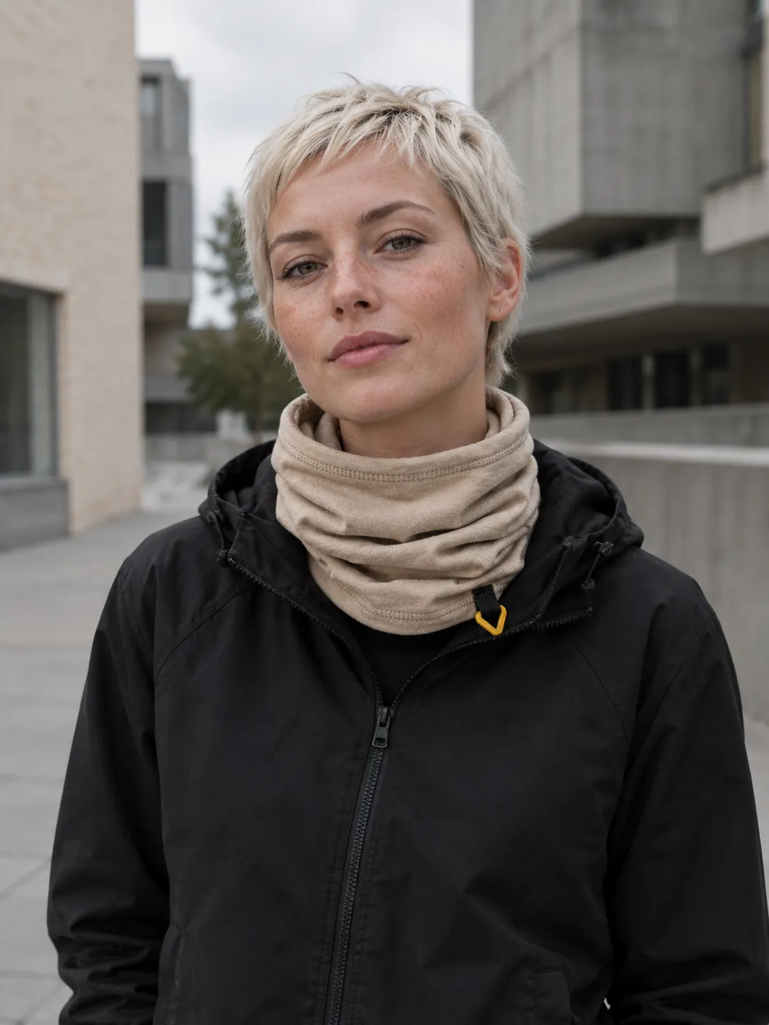 Lightweight Jersey Gaiter worn around the neck
