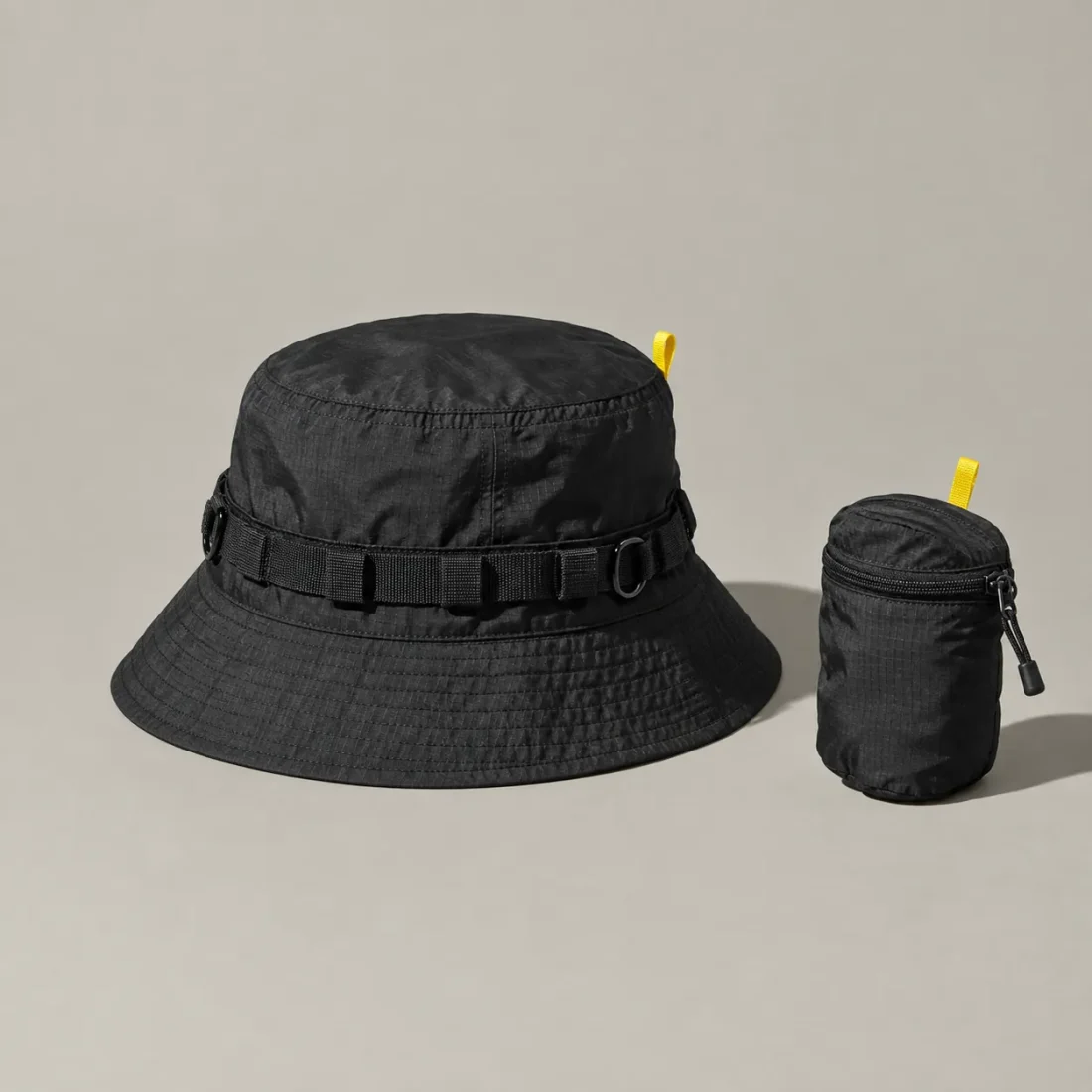 Packable Rail Bucket, studio photo