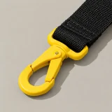 Padded Swap Strap, close-up of the rail and hardware