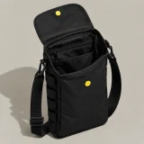 Phone Crossbody, opened to show the inside