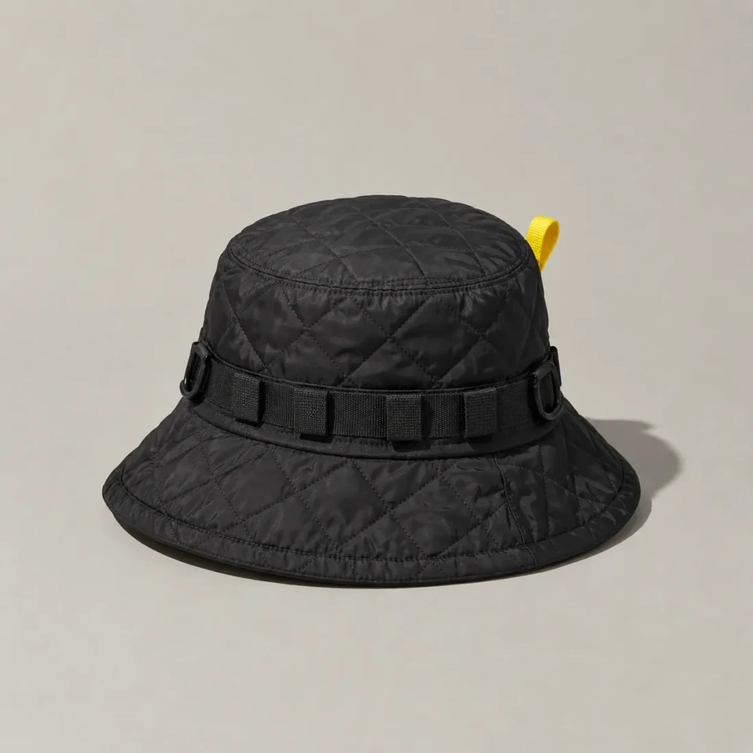Quilted Rail Bucket, studio photo
