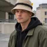 Short-Brim Rail Bucket being worn