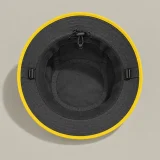 Tape-Trim Bucket, inside view with sweatband and size adjuster