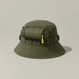 Tube Pocket clipped to a hat rail (hat sold separately)