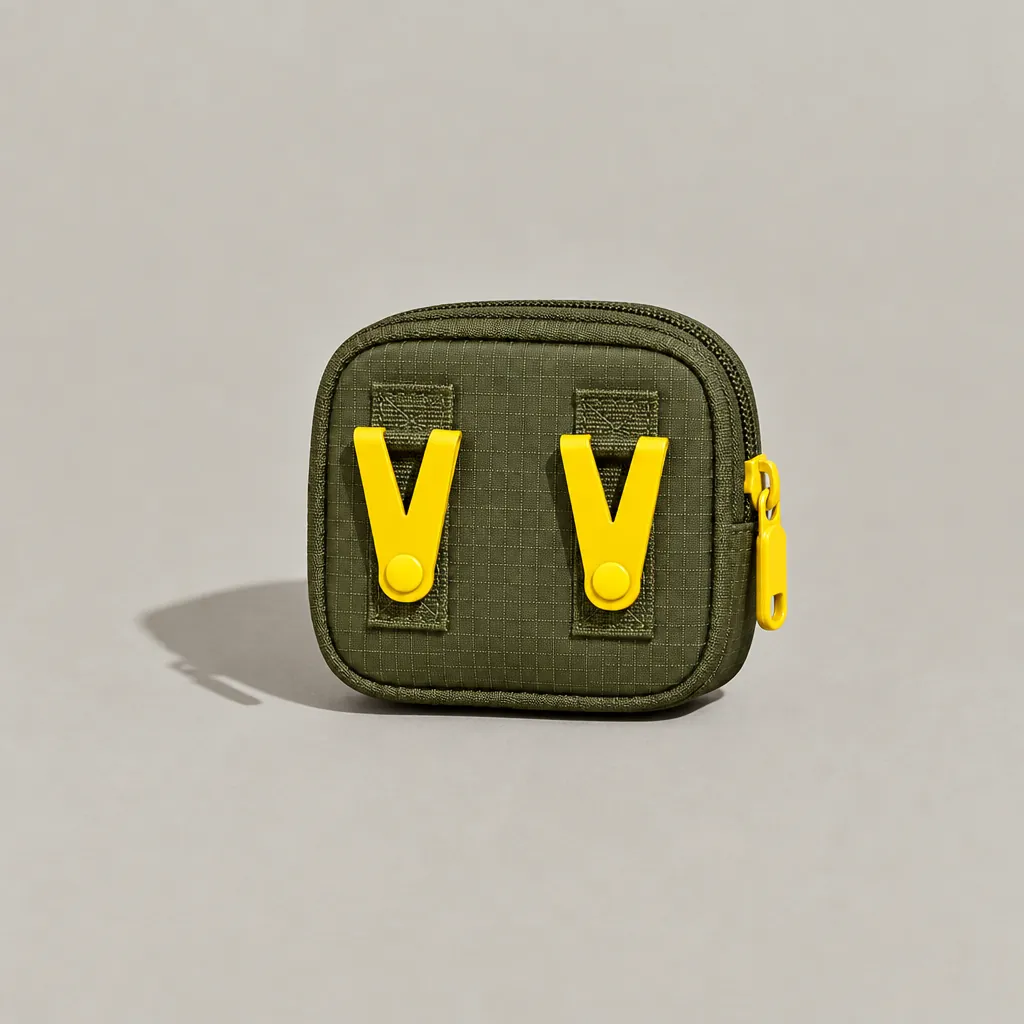 Zip Pocket S, back with two V-Clips